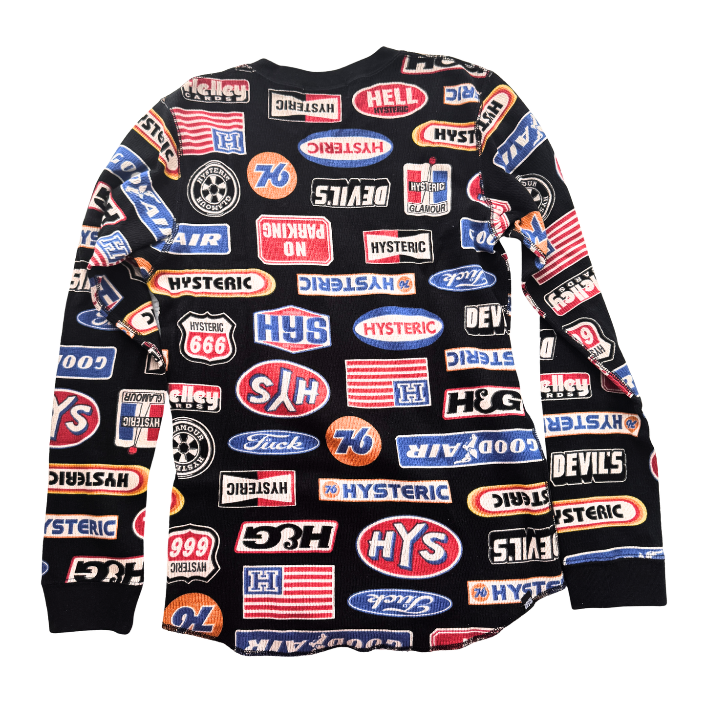 Hysteric Glamour Logo Long Sleeve Top