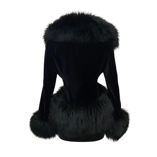 Vivienne Westwood Gold Label Made in England Faux Fur Coat