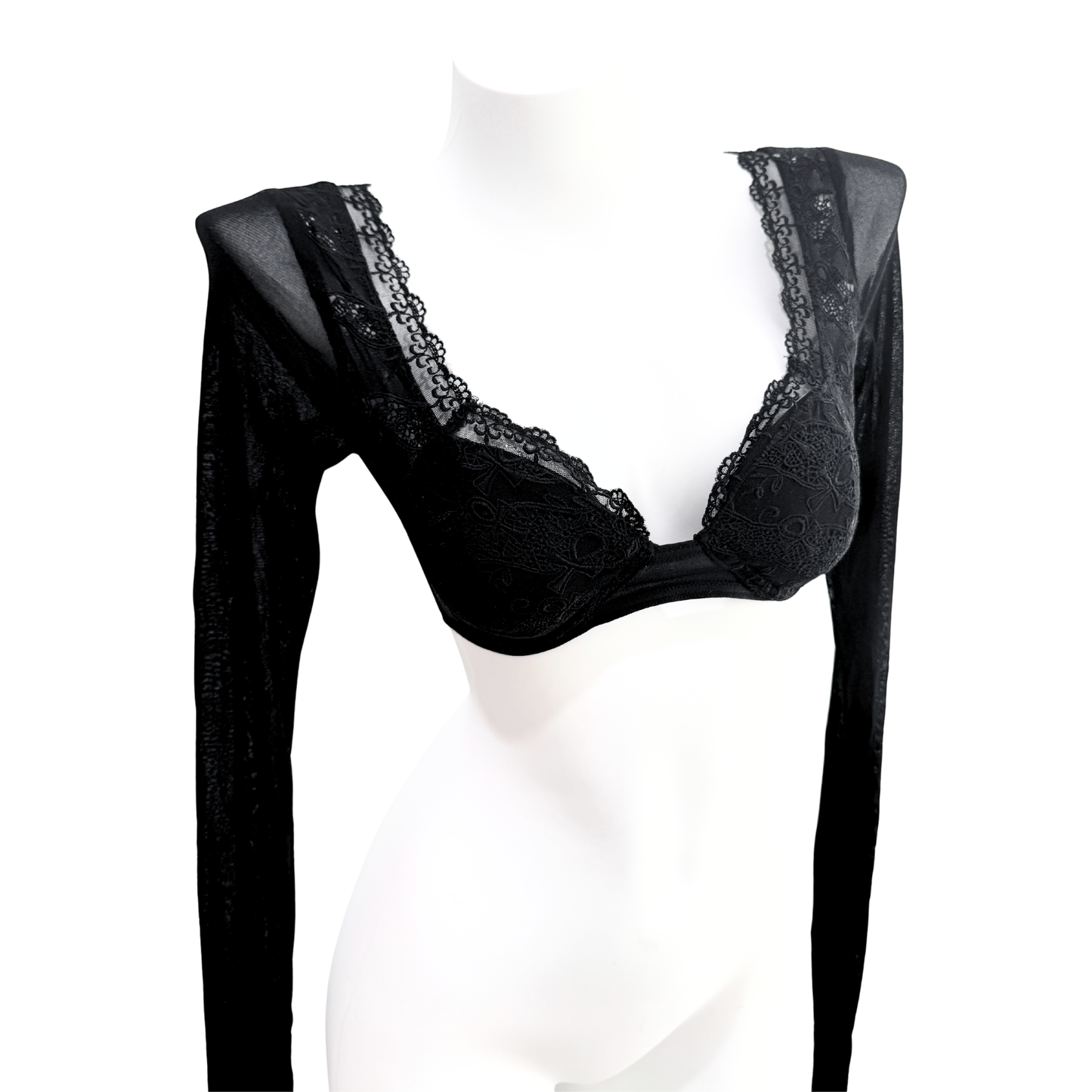 Alice Auaa Bralette Long Sleeve Top