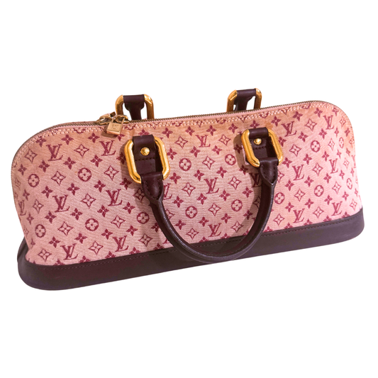 Louis Vuitton Burgundy Alma Long Bag
