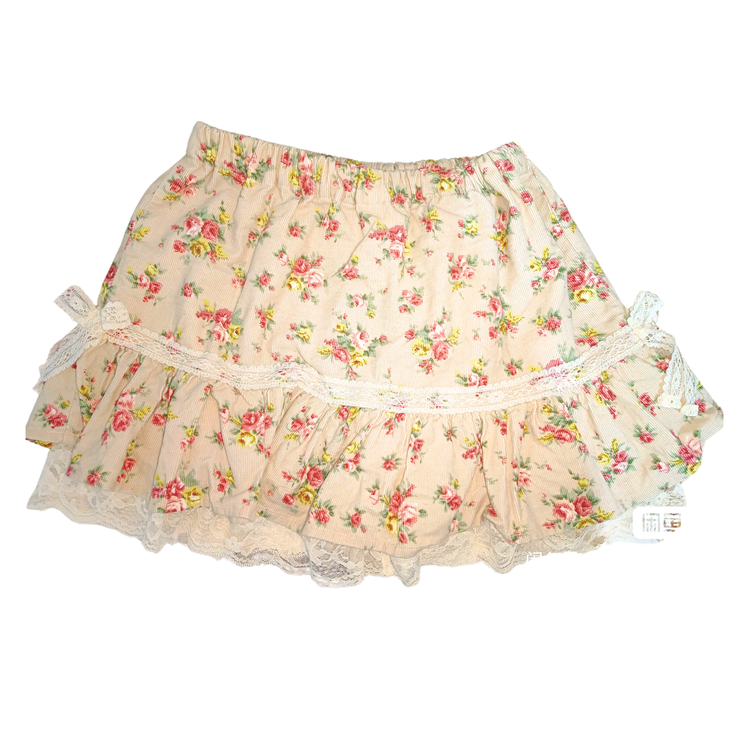 Ficoro Japanese Brand Floral Lace Trim Skort