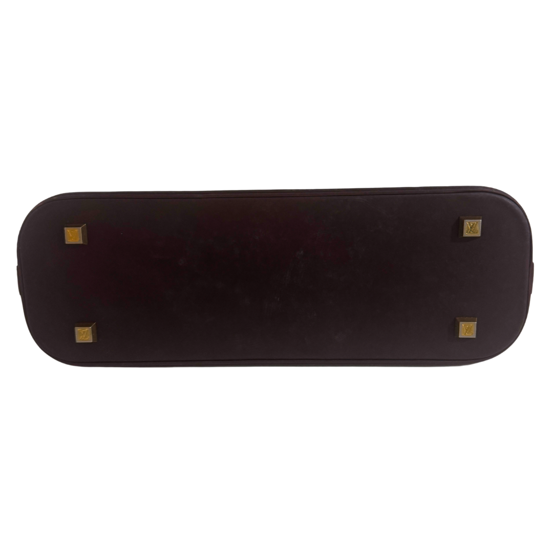 Louis Vuitton Burgundy Alma Long Bag