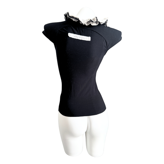 Alice Auaa T-Shirt Ruffle Top