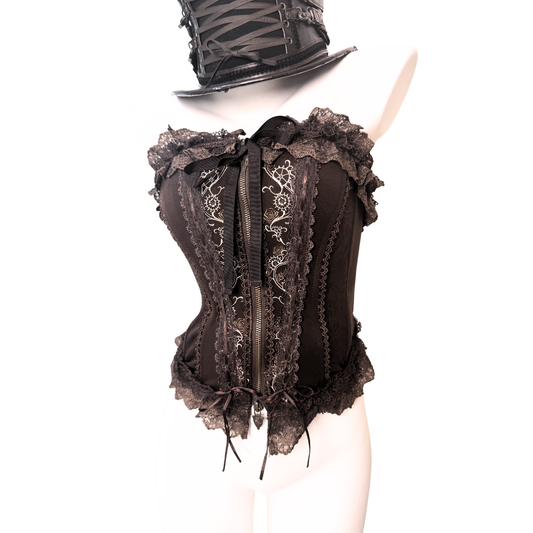 Ozz On/Croce Lace Brown Corset