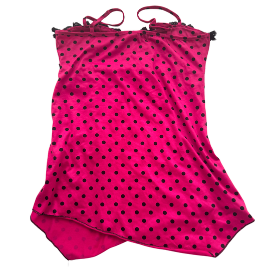 Pink Polka Dot Tank-Top