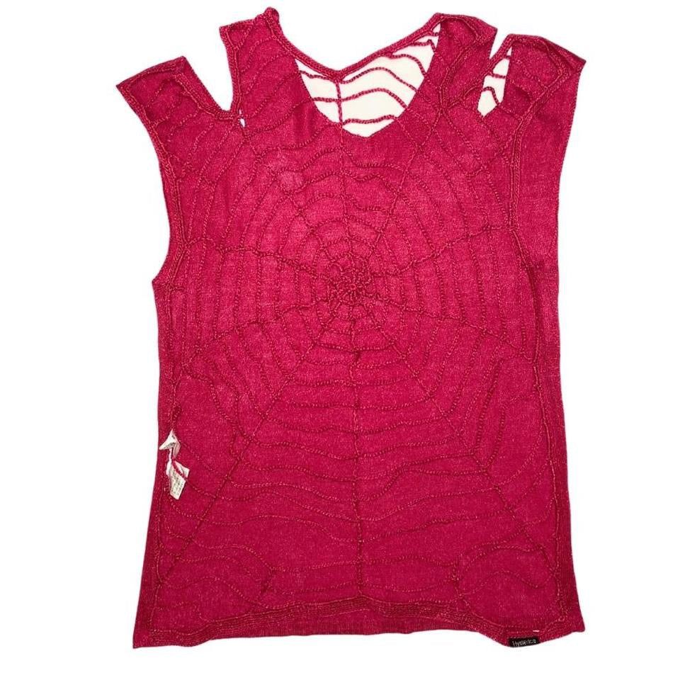 Hysteric Glamour Pink Web Tank