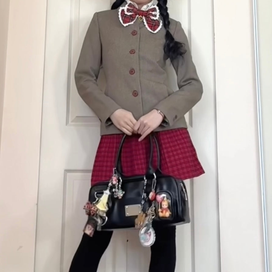 Brown Button-Up Jacket