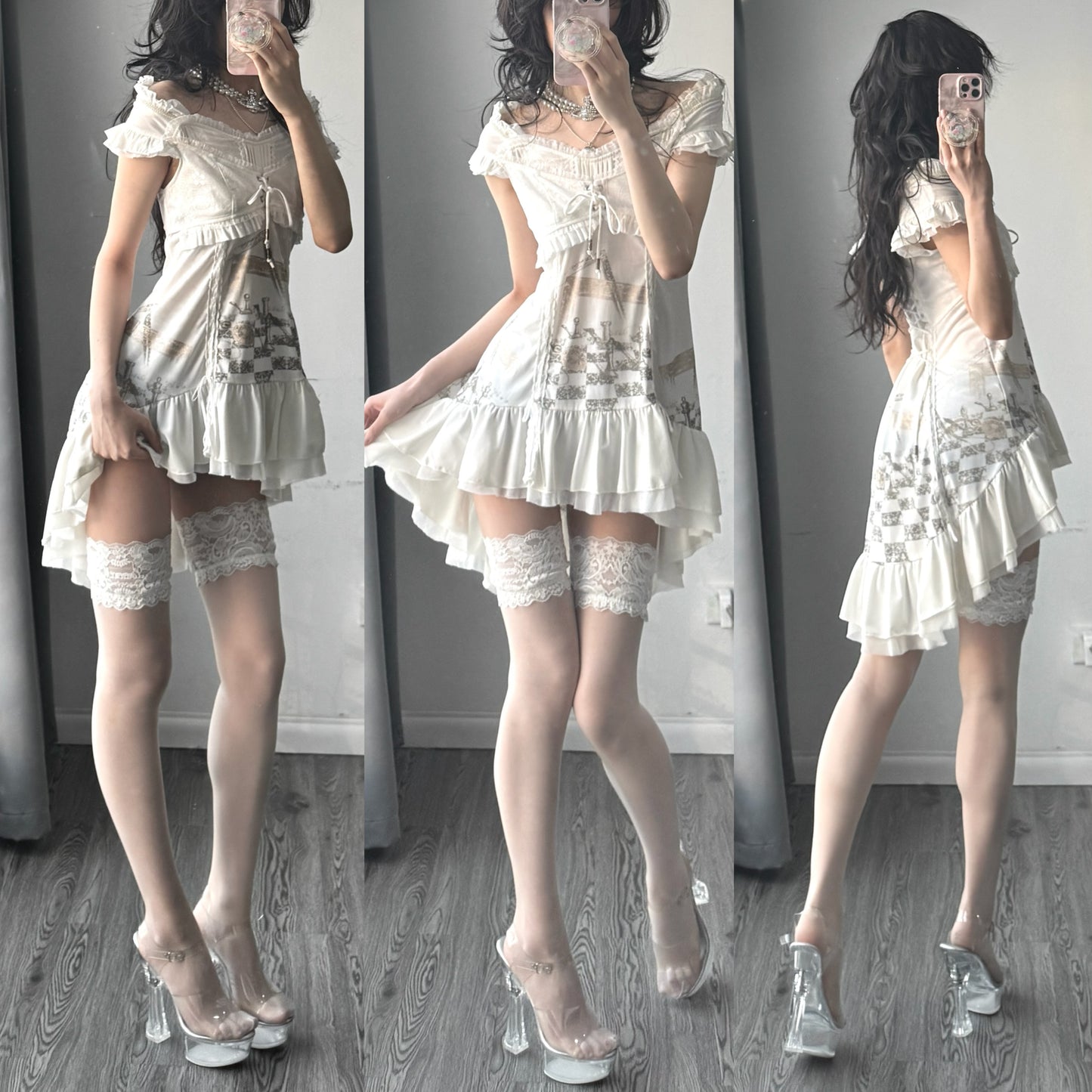 Ozz On/Croce Horror Protagonist Style Dress