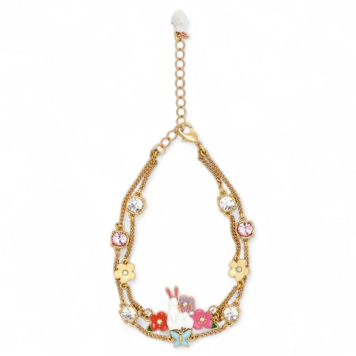 Charles & Keith Bunny Rabbit Flower Bracelet