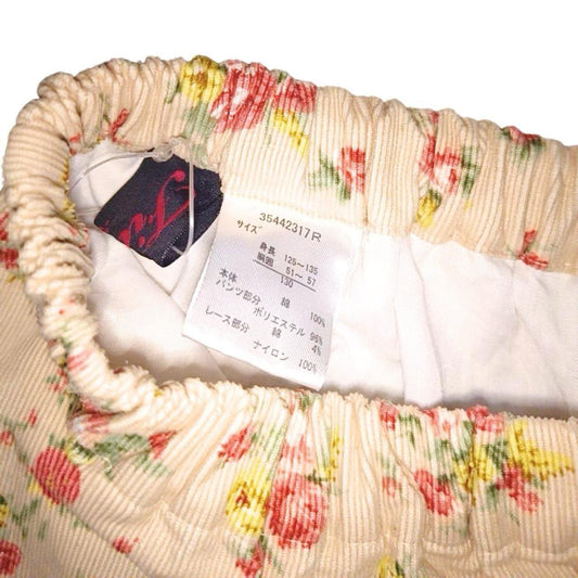 Tralala Floral Corduroy Skirt
