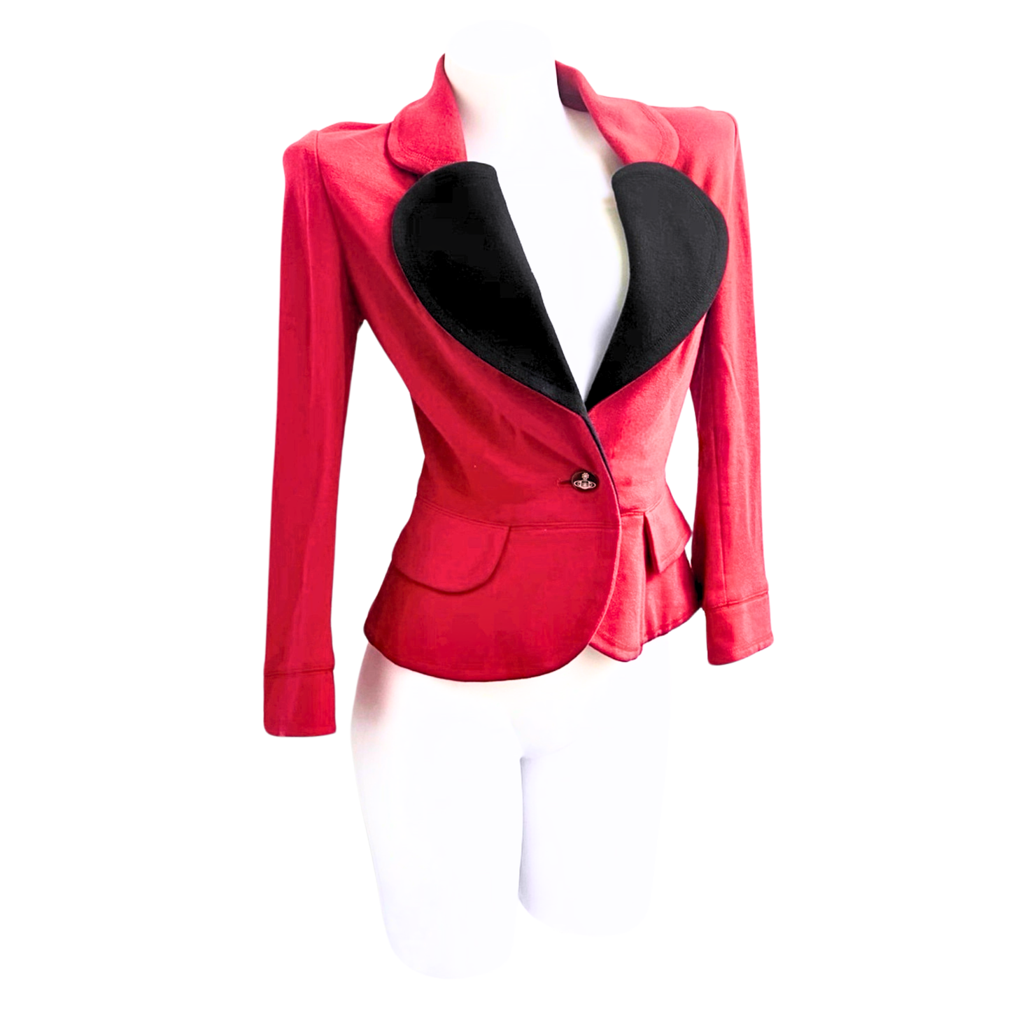 Vivienne Westwood Red Label Jersey/Cotton Love Heart Jacket