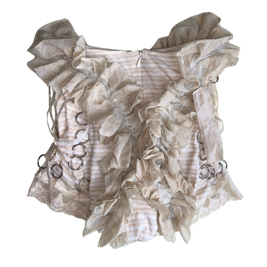 Alice Auaa Shorts in Cream Beige