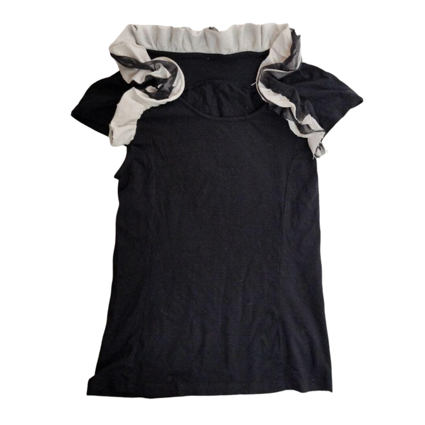 Alice Auaa T-Shirt Ruffle Top