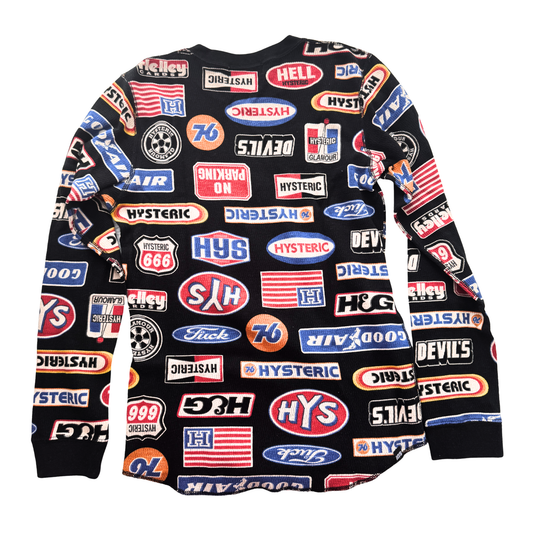 Hysteric Glamour Logo Long Sleeve Top