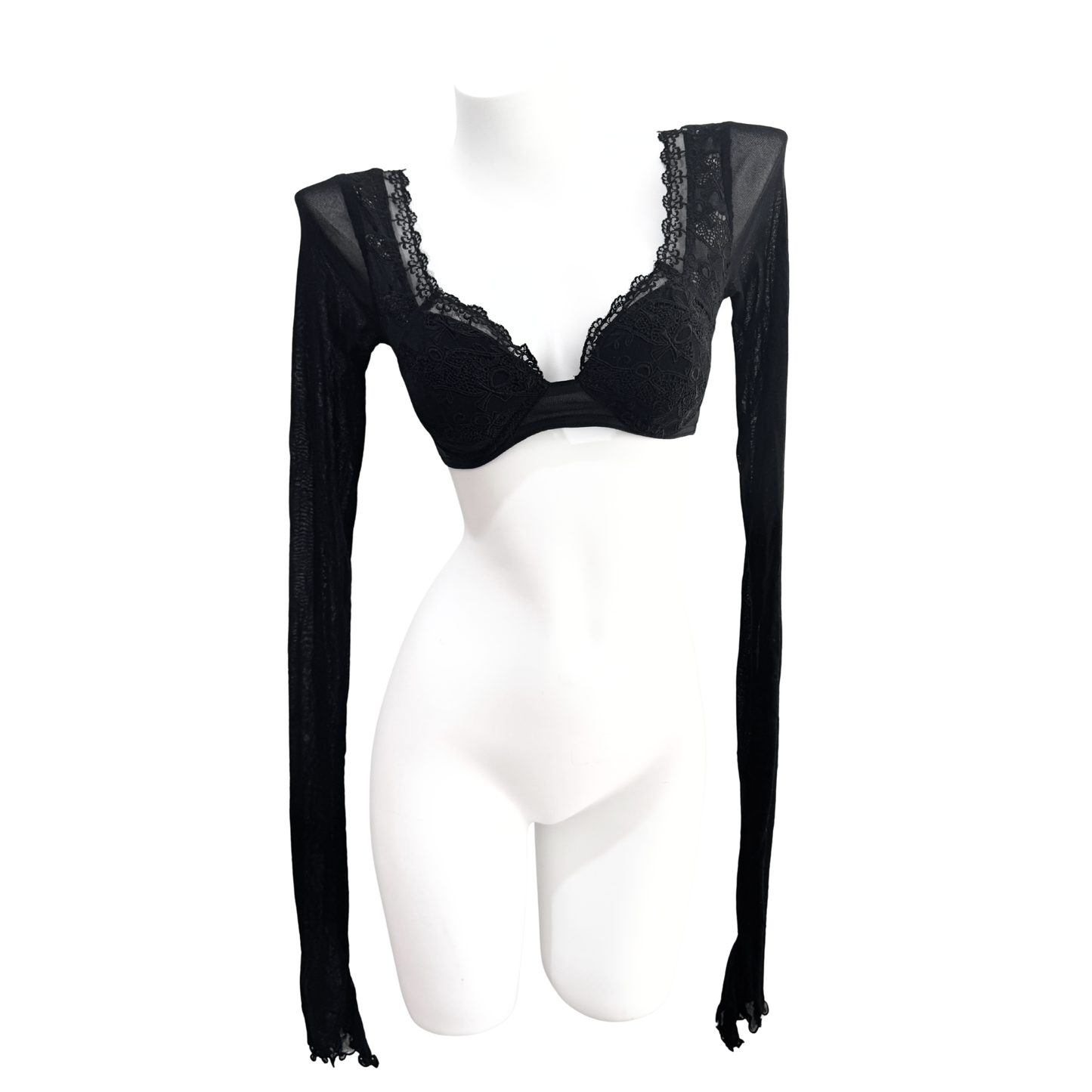 Alice Auaa Bralette Long Sleeve Top
