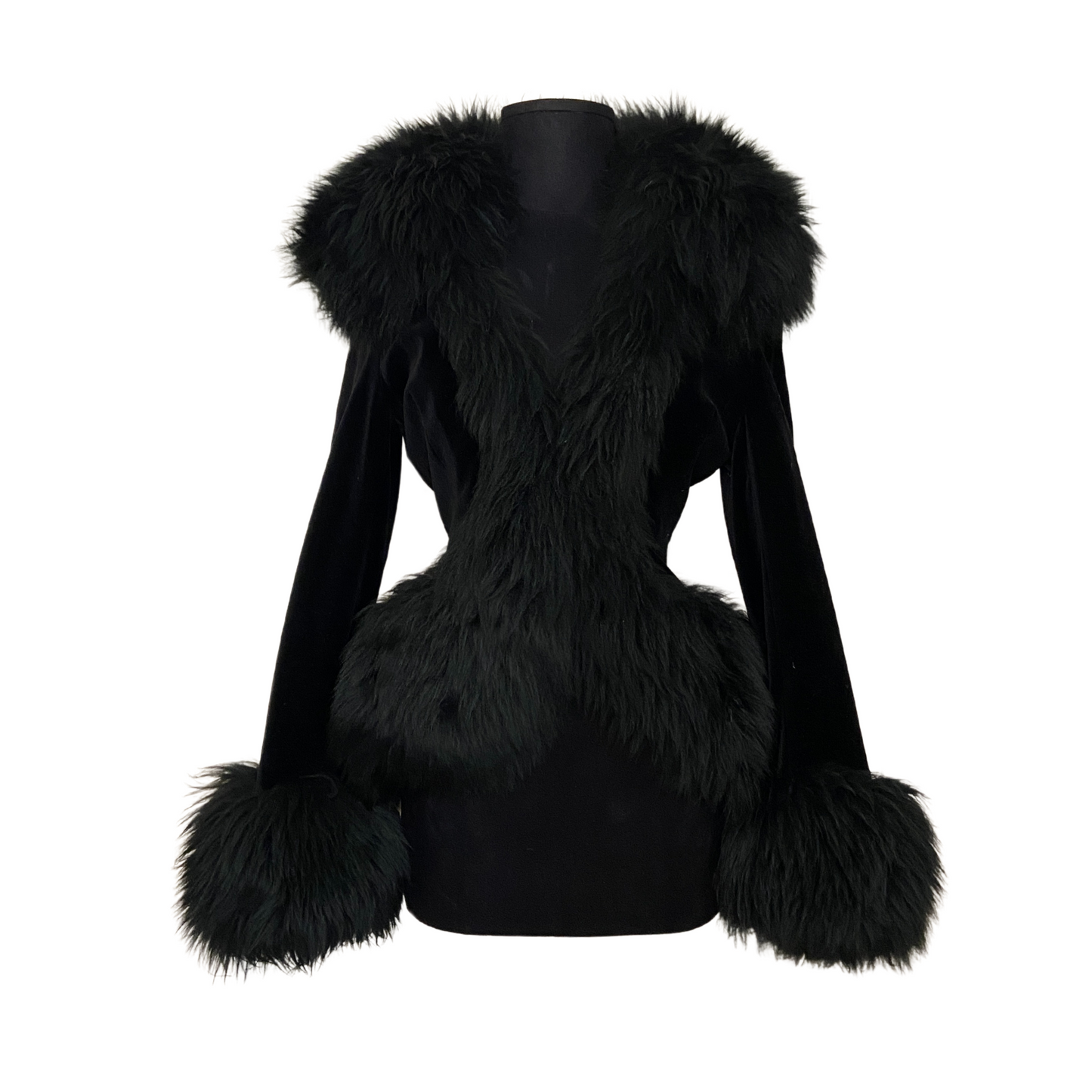 Vivienne Westwood Gold Label Made in England Faux Fur Coat