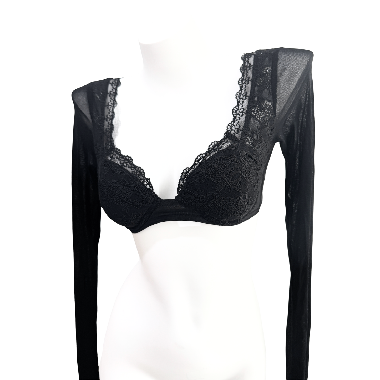 Alice Auaa Bralette Long Sleeve Top