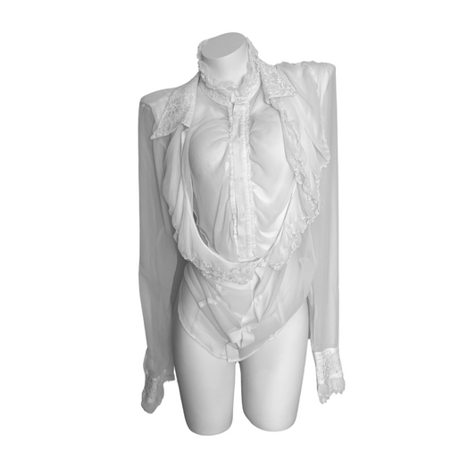 Alice Auaa Sheer Double Blouse