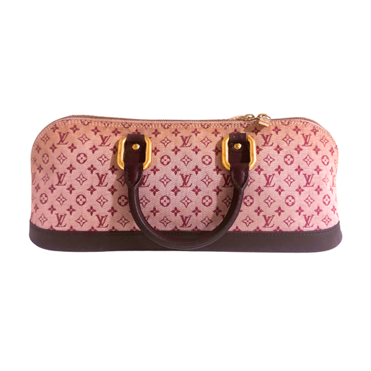 Louis Vuitton Burgundy Alma Long Bag