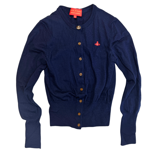 Vivienne Westwood Red Label Blue Cardigan