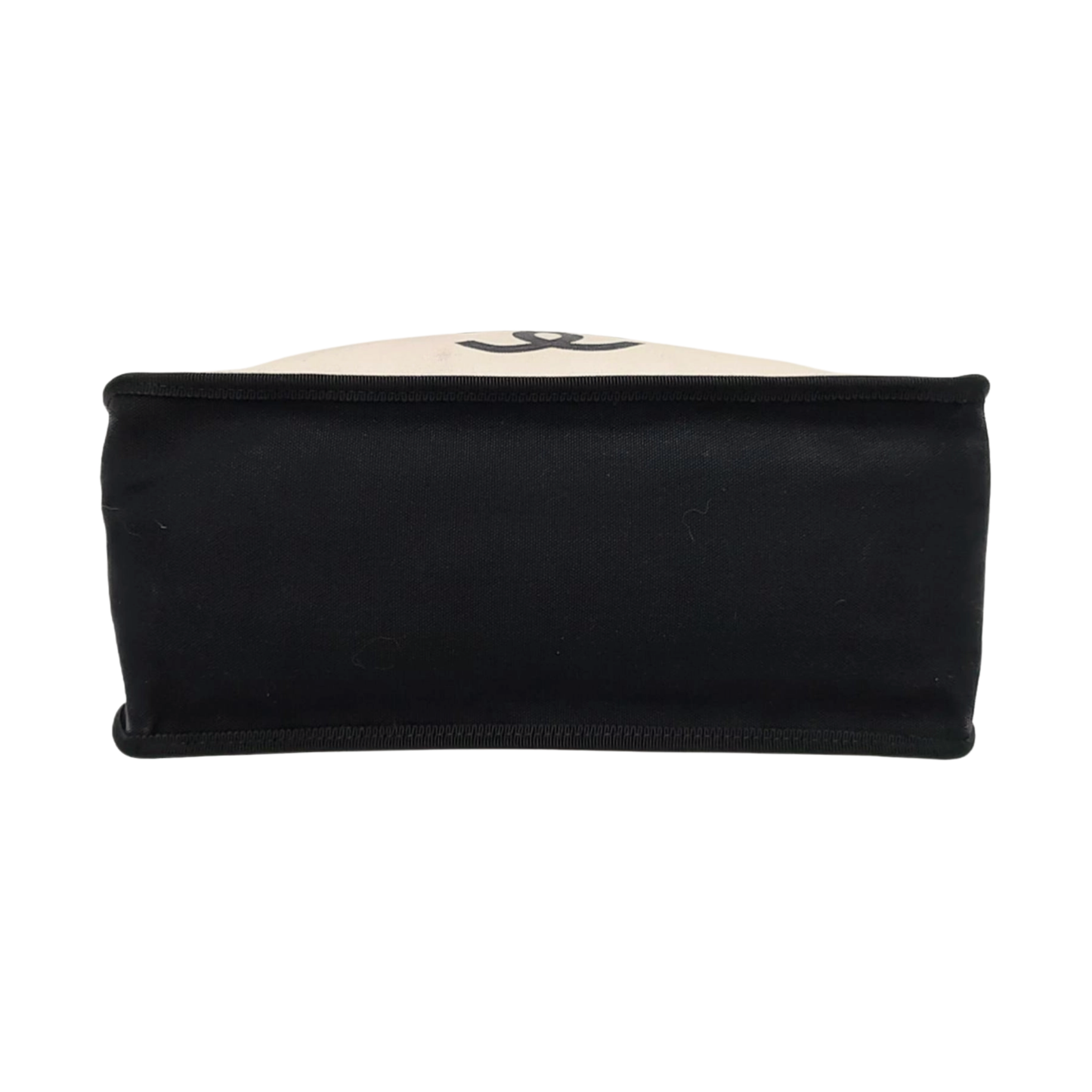 Chanel Shoulder Canvas Tote Bag with Charm