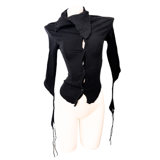 Alice Auaa Black Cardigan Top