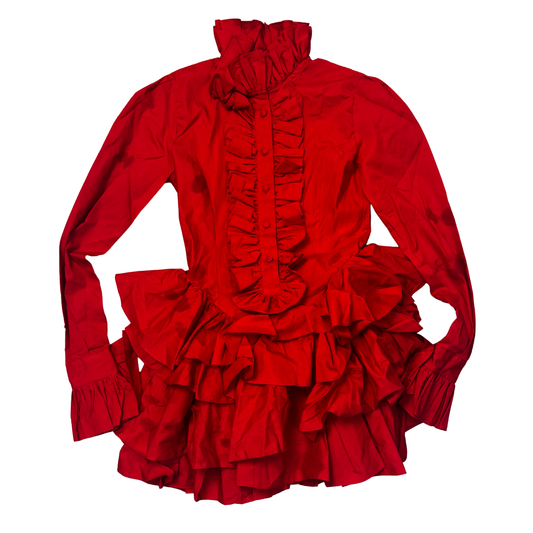 Sexy Dynamite London Frill Red Dress