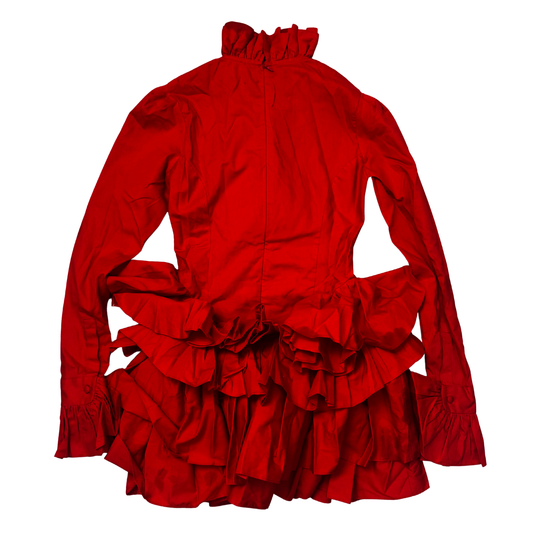 Sexy Dynamite London Frill Red Dress