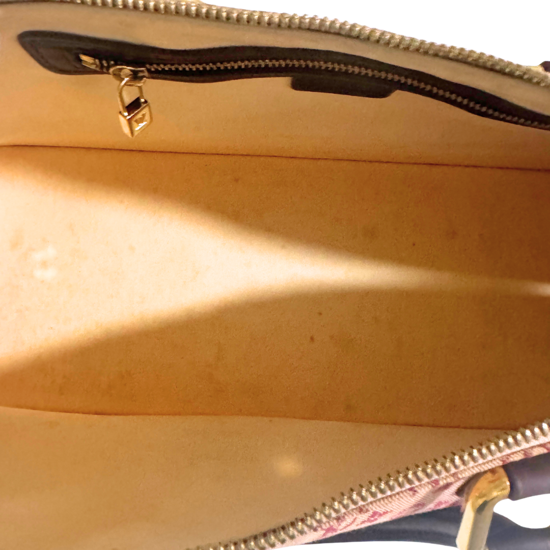 Louis Vuitton Burgundy Alma Long Bag