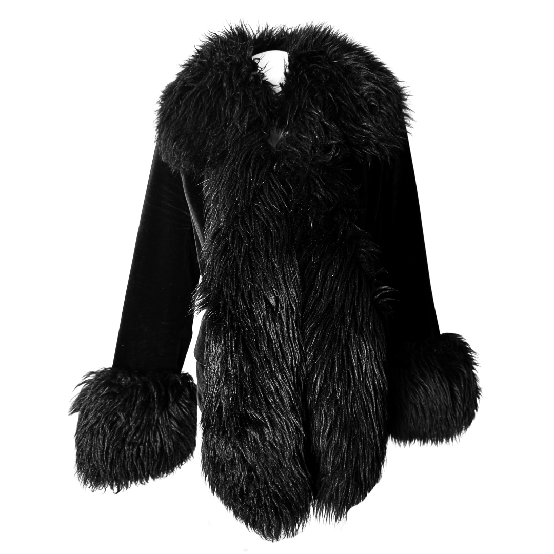 Vivienne Westwood Faux Fur Fluffy Coat