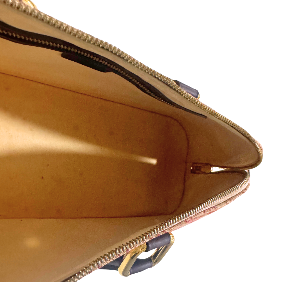 Louis Vuitton Burgundy Alma Long Bag