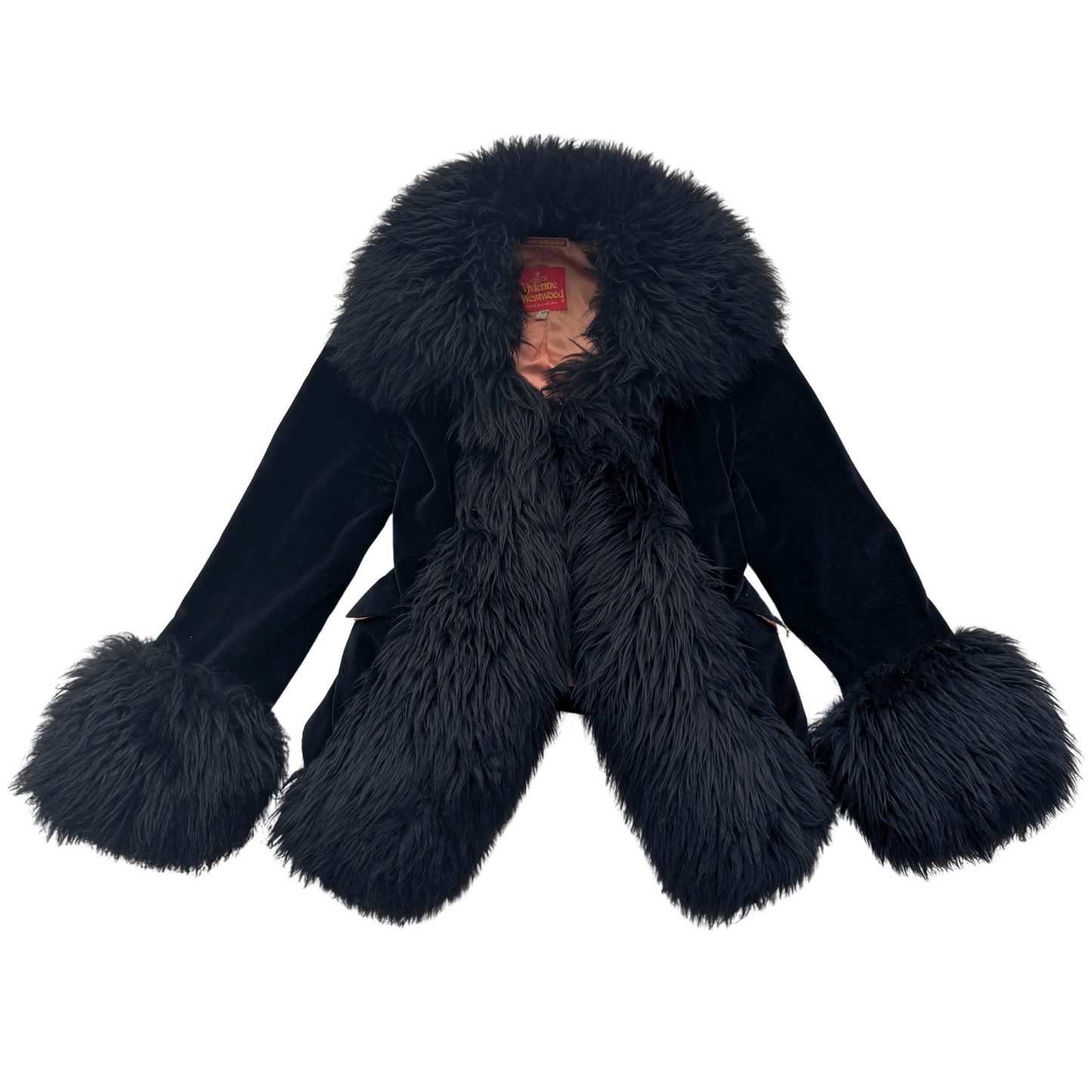 Vivienne Westwood Faux Fur Fluffy Coat