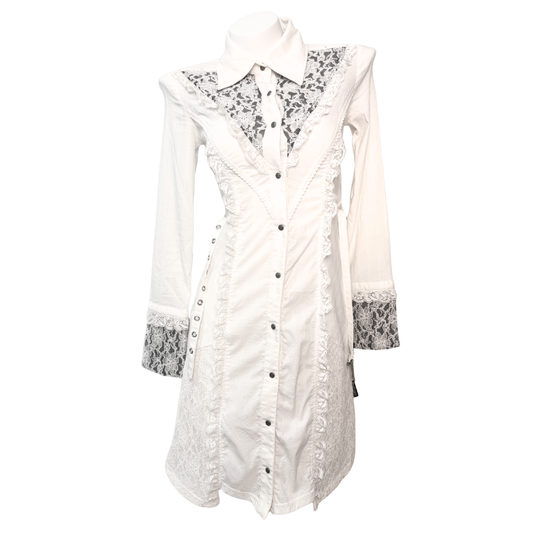 Ozz Croce White Cream Lace Dress