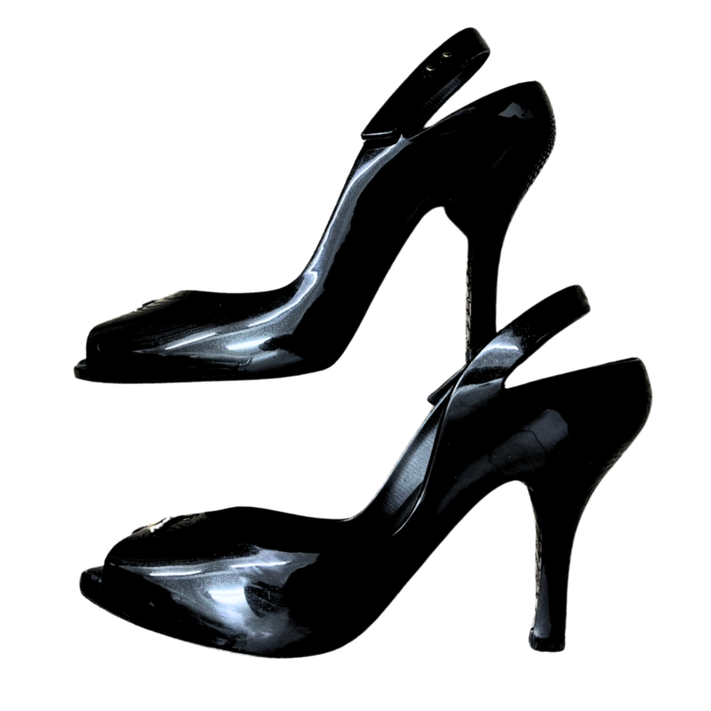 Vivienne Westwood x Melissa Heels/Pumps w/ Gold Orb Logo