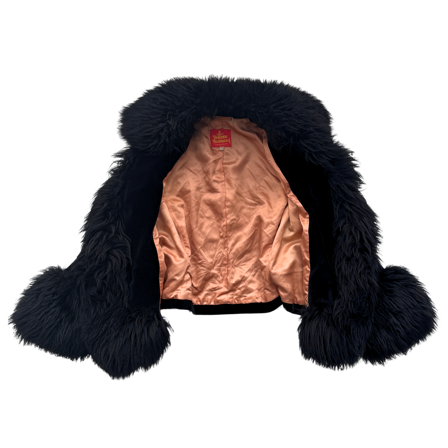 Vivienne Westwood Faux Fur Fluffy Coat