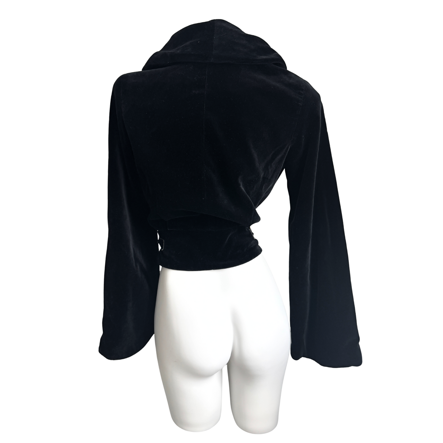 Vivienne Westwood Vintage Gold Buckle Velvet Wrap Outerwear