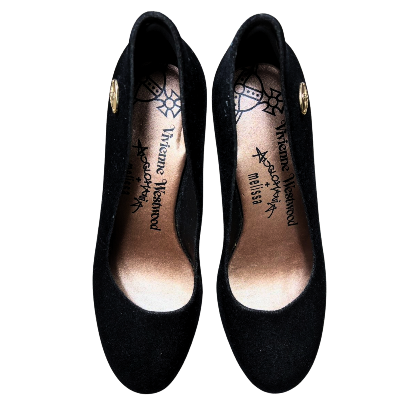 Vivienne Westwood Suede Heel Pumps