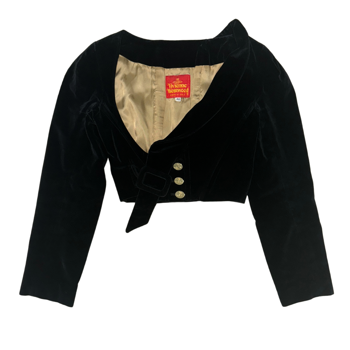 Vivienne Westwood Cropped Velvet Jacket