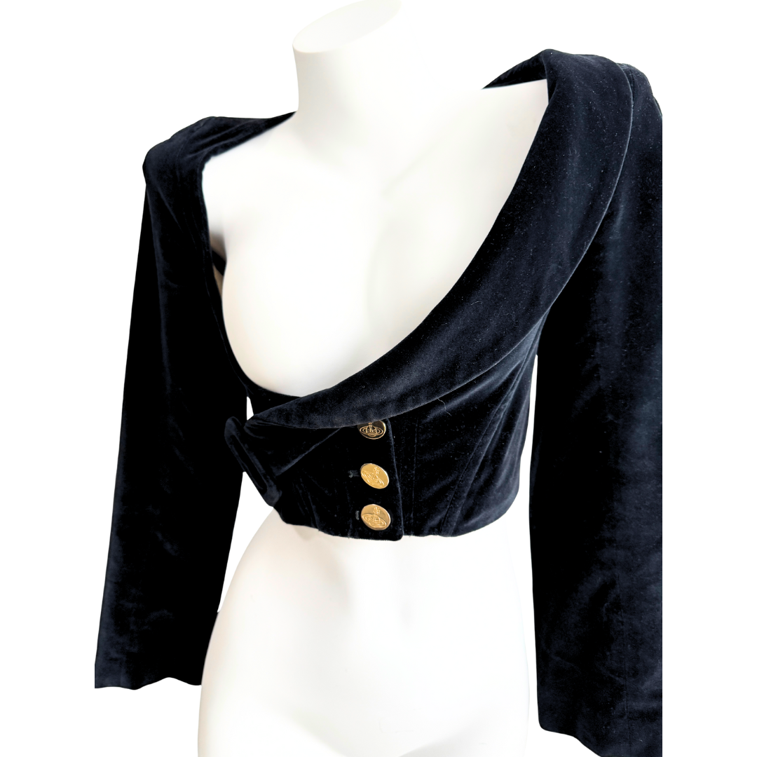 Vivienne Westwood Cropped Velvet Jacket