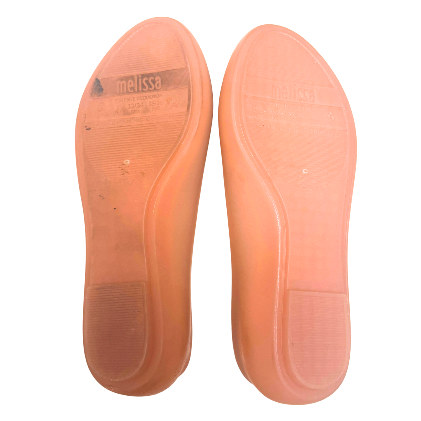 Vivienne Westwood x Melissa Tan Beige Flats