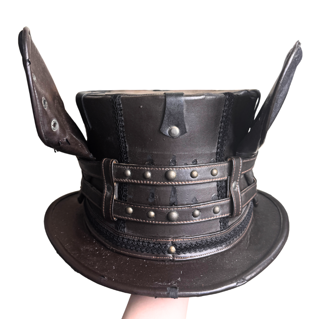 Candynoir Brown Black Rabbit Hat