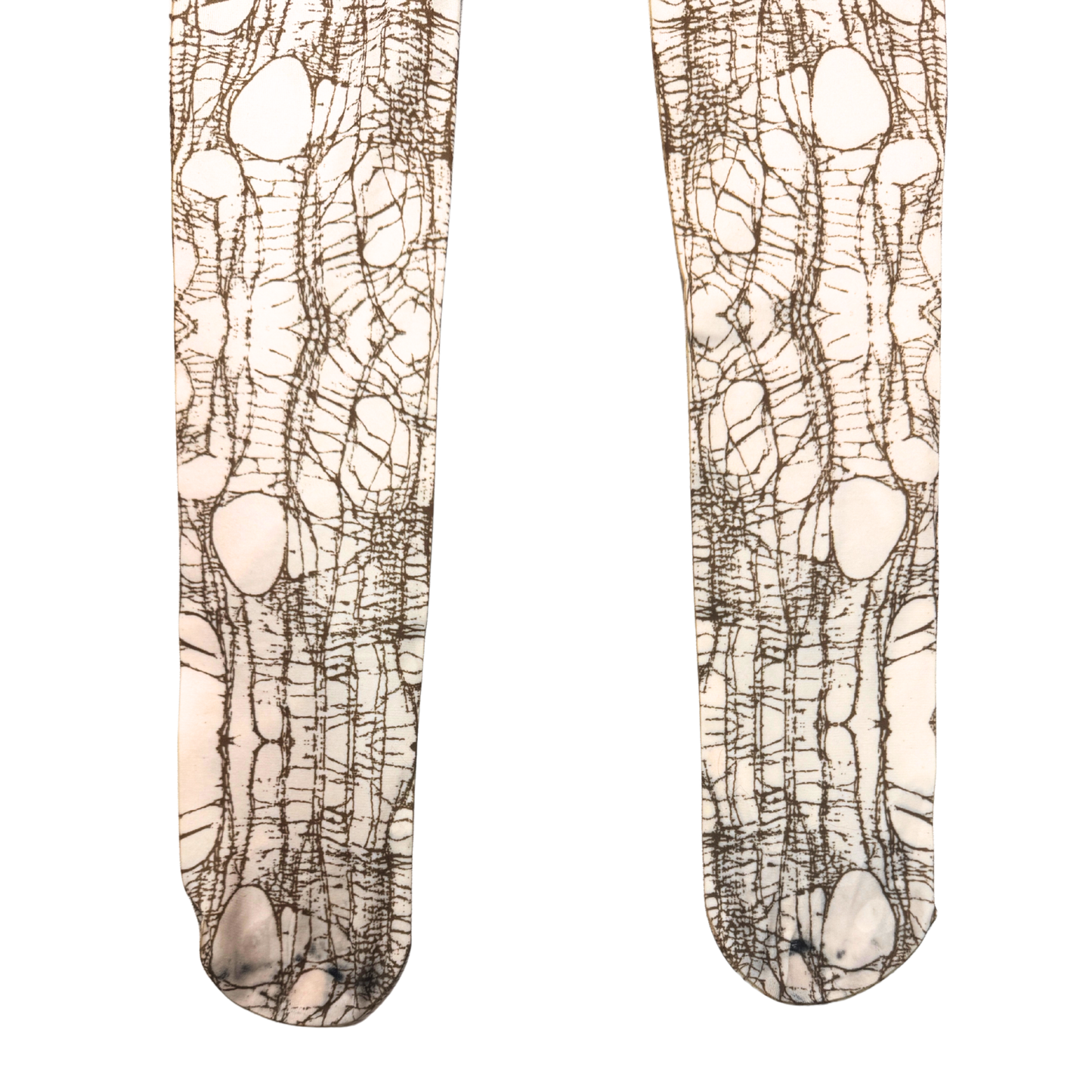 Alice Auaa Brown Spider Web Beige Tights