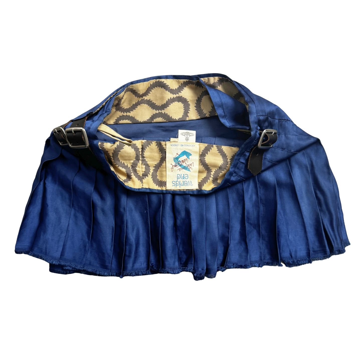 Vivienne Westwood Pleated Blue Skirt