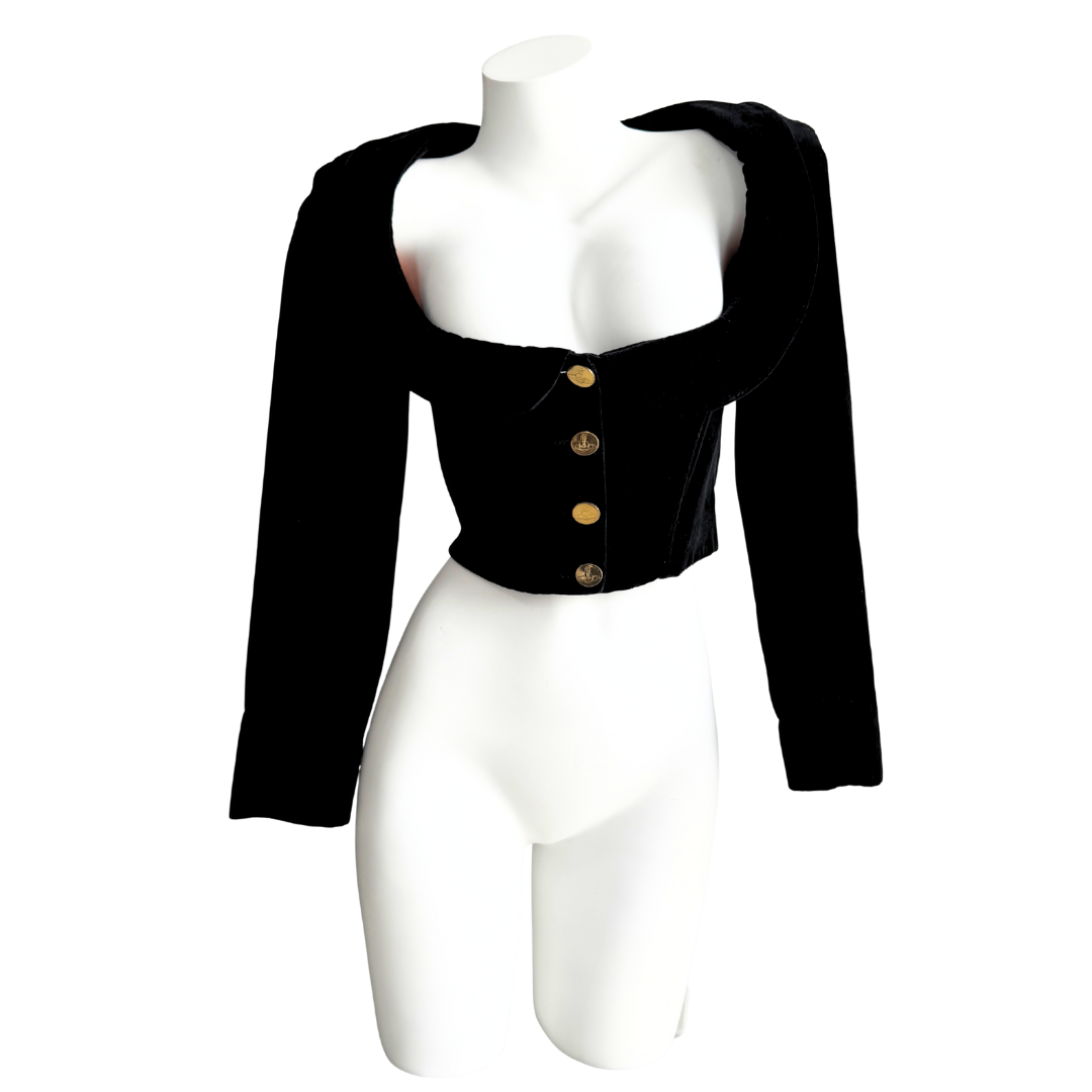 Vivienne Westwood Made in England Velvet Blazer Jacket