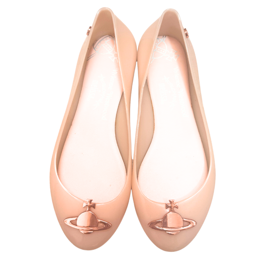 Vivienne Westwood x Melissa Cream Beige Flats