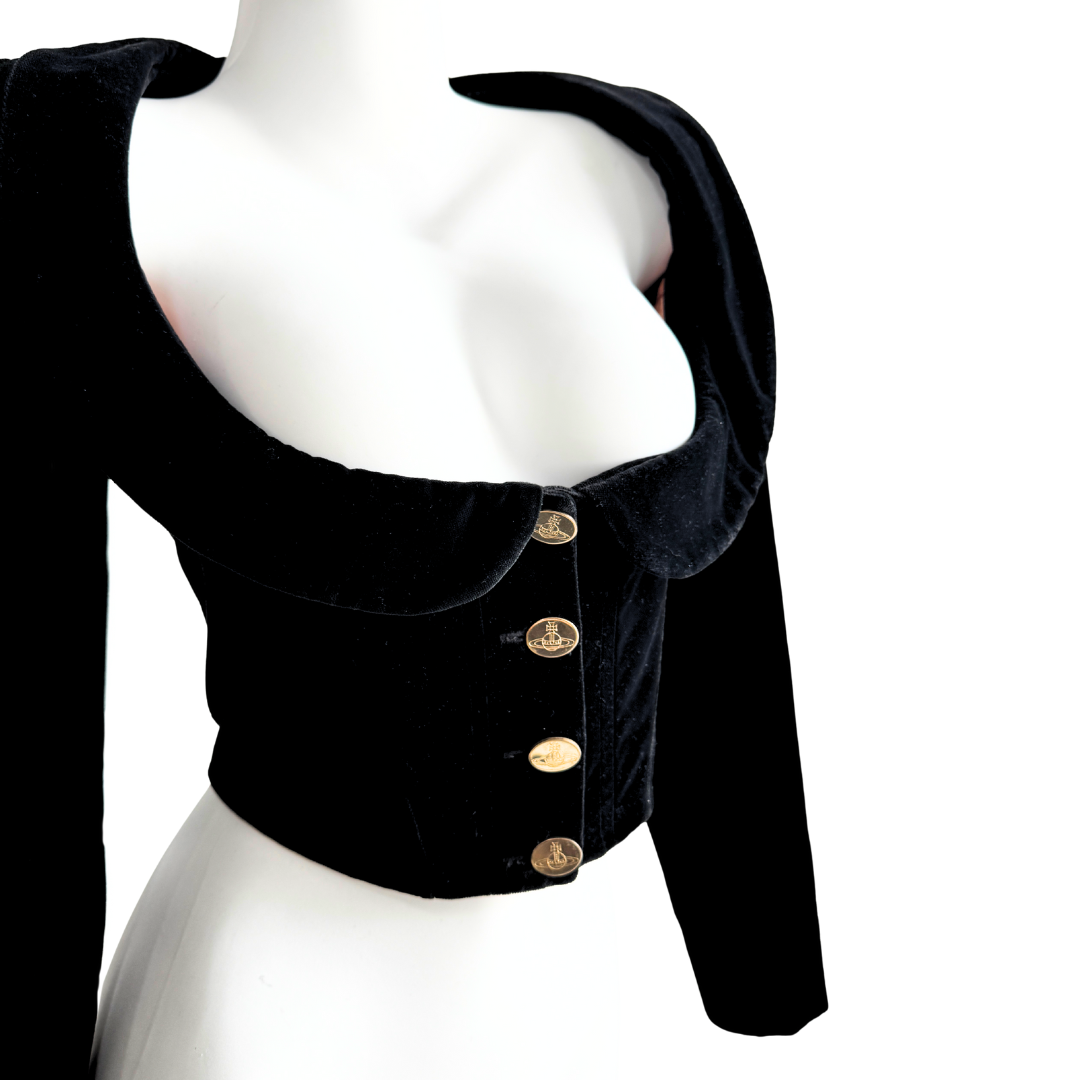 Vivienne Westwood Made in England Velvet Blazer Jacket
