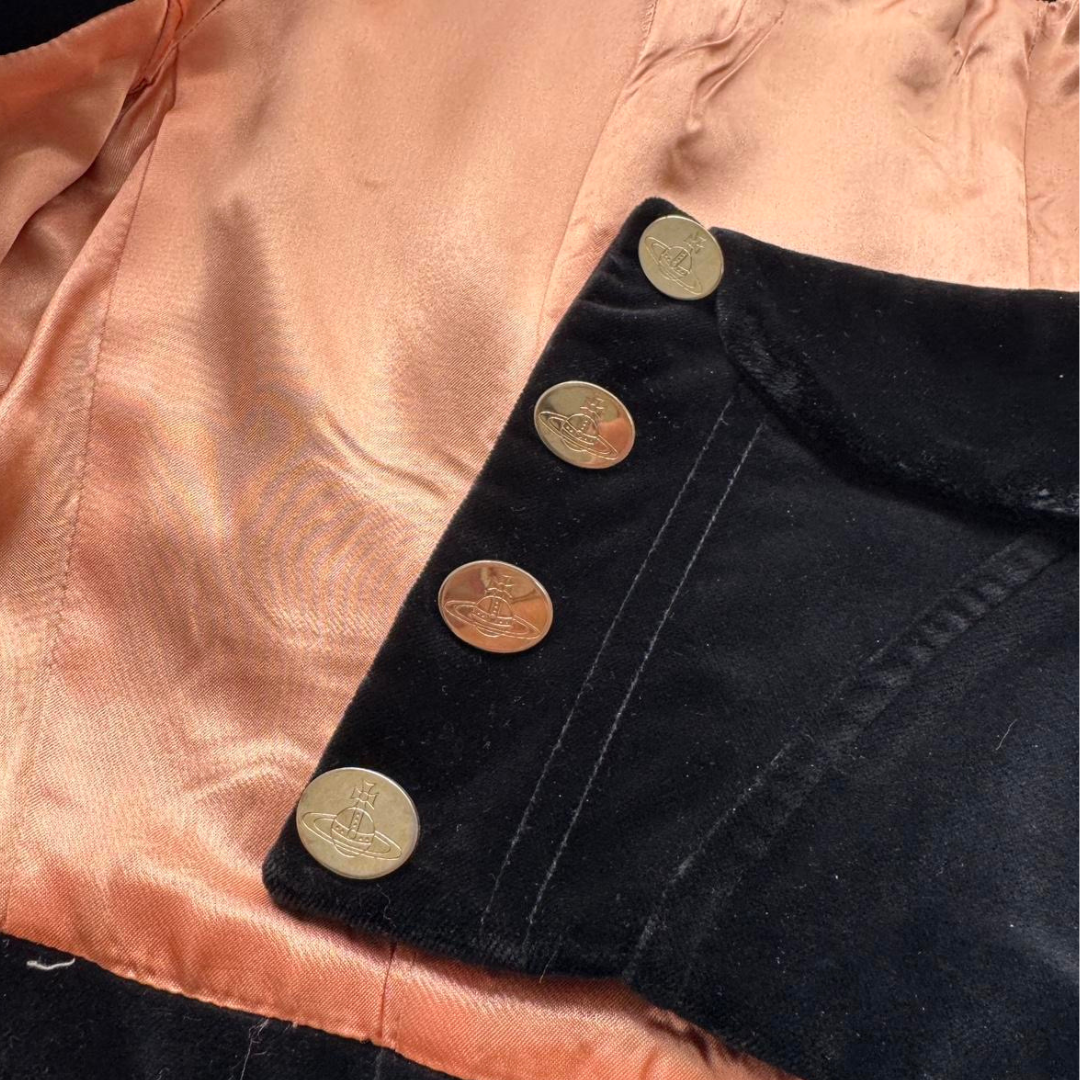 Vivienne Westwood Made in England Velvet Blazer Jacket