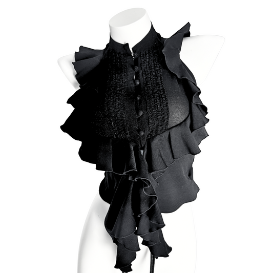 Alice Auaa Black Halter Top
