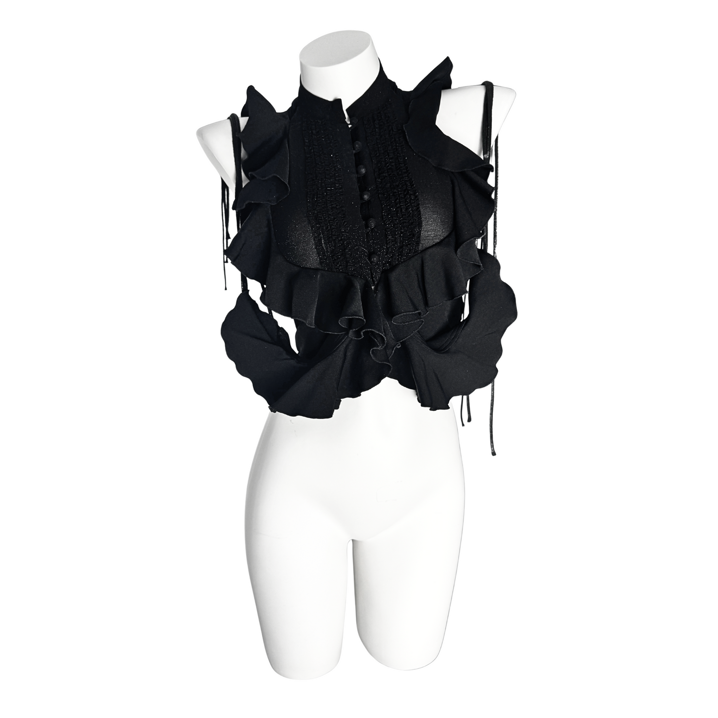 Alice Auaa Black Halter Top