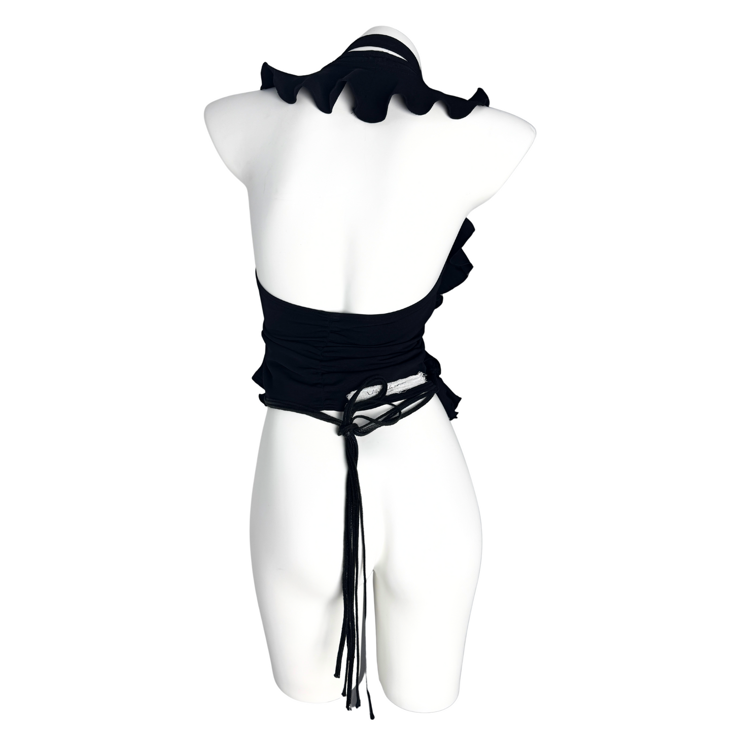 Alice Auaa Black Halter Top